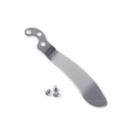 EZSMITH (Model 17 Universal Pocket Clip - (Satin Finish) - Replacement Pocket Clip for Folding Knives, Cell Phones, Flashlights, Tactical Gear, Wallets, Tools