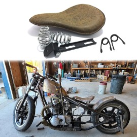 KEEPDSGN Bobber Motorcycle Retro Spring Solo Seat For Yamaha V Star 1300 1100 950 650 250