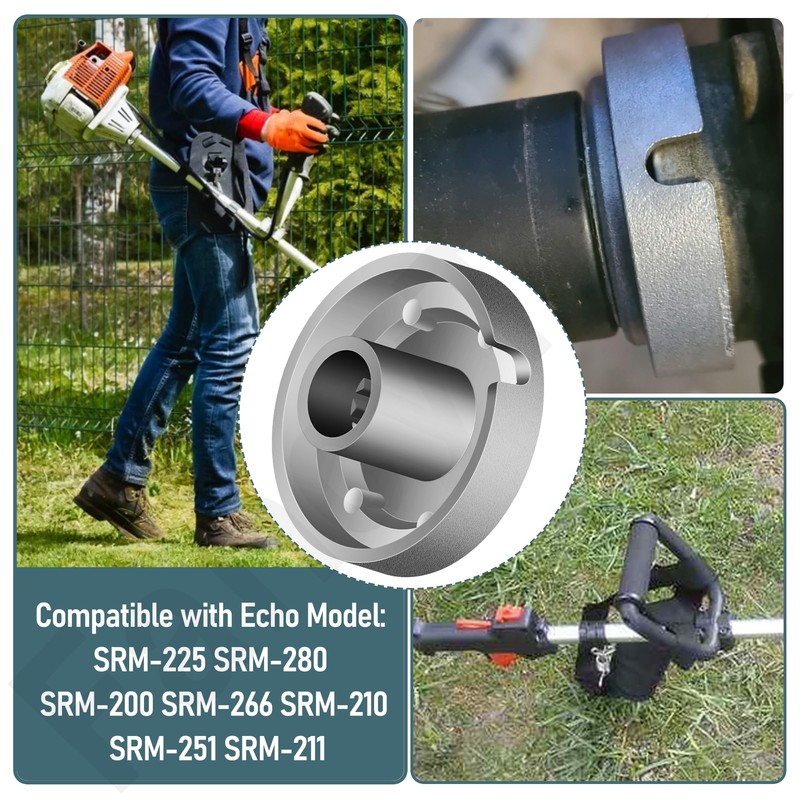 FancyTark C535000210 Grass Trimmer Adapter Plate for Echo String Trimmer