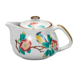 Kutaniyakiwataya K8-536 Pot Teapot, Camellia and Birds