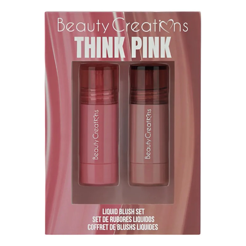 Set Rubores Liquidos Naturales Think Pink Beauty Creations® Think Pink