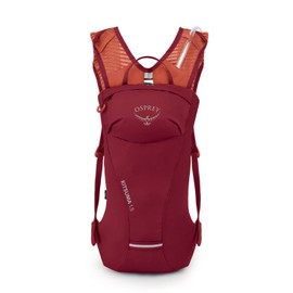 Osprey Kitsuma 1.5L Women's Biking Backpack with Hydraulics Reservoir, Claret Red
