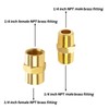 1/4" RV Propane Quick Connect Adapter for Propane Hose, Quick