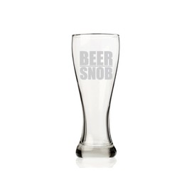 Beer Snob Pilsner Beer Glass
