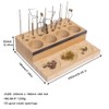 Raprance Wooden Fly Tying Fishing Kit Organizer Fly Tying Tool