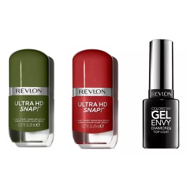 Revlon Pack Exclusivo Online 2 Ultra Hd Snap + Top Coat Gel Envy