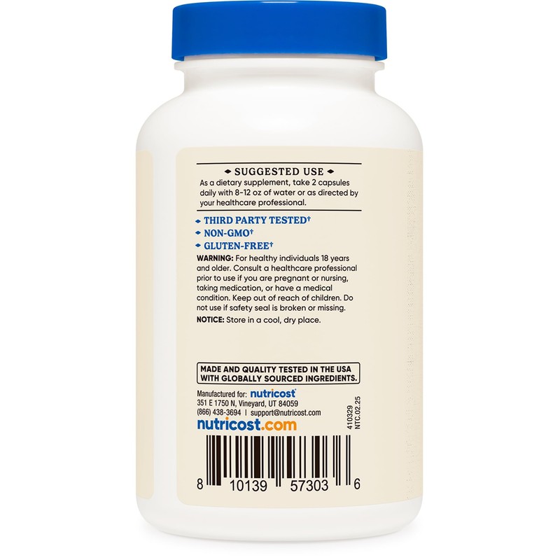 Nutricost Colostrum 1000mg, 120 Caps, 60 Servings (3 Bottles)