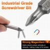 HARFINGTON 5pcs PZ1 Screwdriver Bit 1/4" Hex Shank 25mm/1" Length