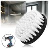 Wixine 1Pcs 5" White Drill Brush Attachment for Cleaning Carpet