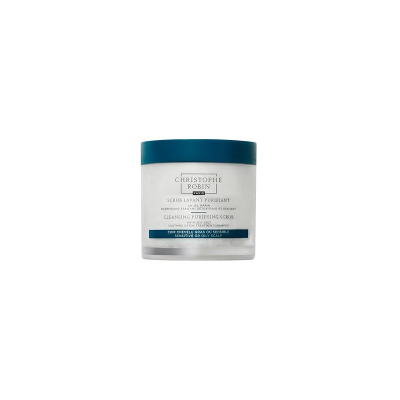 Christophe Robin Cleansing Purifying Scrub with Sea Salt 250ml Low