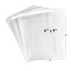 100 Pcs of Ultra Clear Resealable Cello/Cellophane Bags Great for