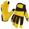 Escort Tools® Heavy Duty Leather Gardening Work Gloves, Thorn Proof,