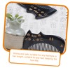 Gatuida Cat Shaped Horn Detangling Comb Wide Teeth Reusable Styling