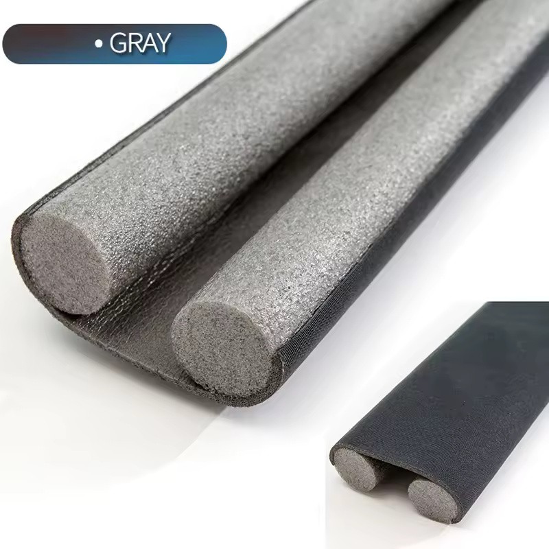 36.6-Inch Double-Sided Door Draft Stopper, Cut-to-Fit Wind & Dust Blocker
