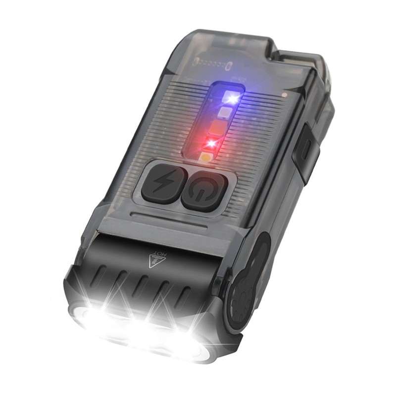 Small Powerful EDC Flashlight Bright 1200LM USB C Rechargeable IP67