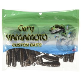 Yamamoto 18-20-176 Single Tail Grub 5", 20pk, Cinnamon (Brown) with, Multicolor, One Size
