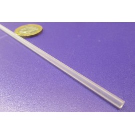 Unbranded PCTFE Round Rod, White (.125") 1/8" Diameter x 3 Foot Length