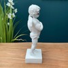 29cm Tall Too Cool Quirky Cherub Wearing Sunglasses Ornament (White)