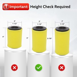 S100 Oil Change Kit for John Deere D105 D110 D125 S130 S140 Z335e Z315e E100 E140 D100 D130 D140 Maintenance Kit, 100 Series Tune up Kit Parts, AM125424 Oil Filter Air Filter MIU14395 Accessories