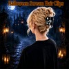 Halloween Ghost Claw Clip, Ghost Haunted House Shape Hair Clips