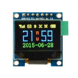 DollaTek 0.95 Inch 7 Pin Colourful 65K SPI OLED Display Module SSD1331 96 x 64 Resolution for 51 STM32 Arduino