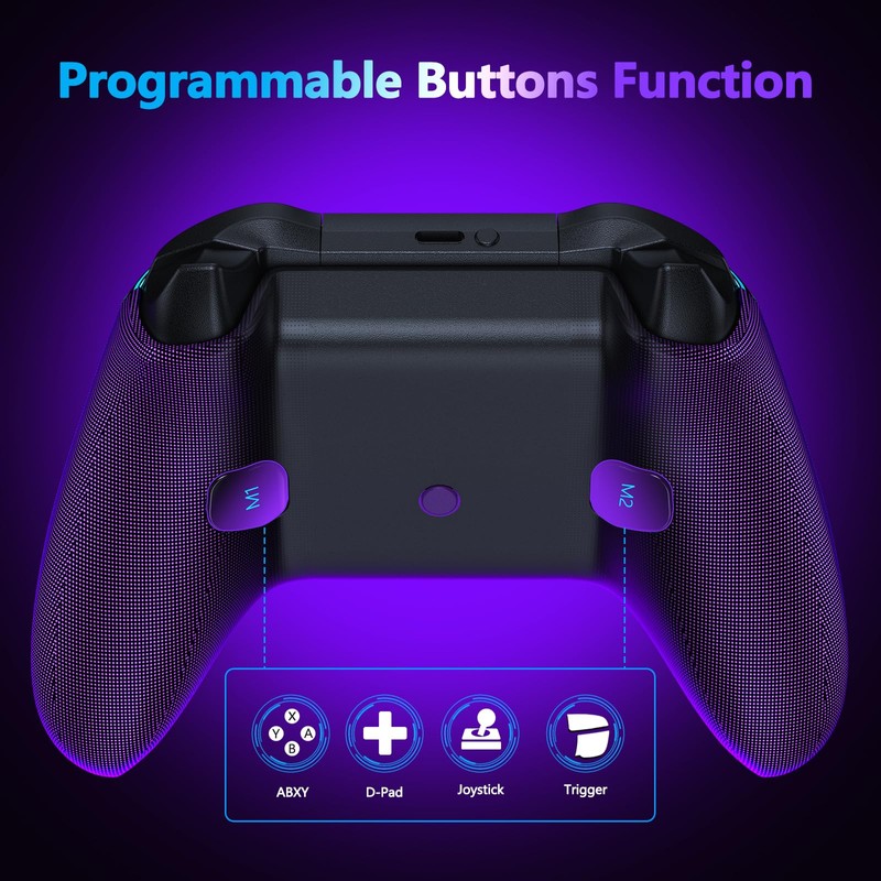CSWXIO Switch Controller Compatible with Switch/Lite/OLED, Wireless Pro Controller with