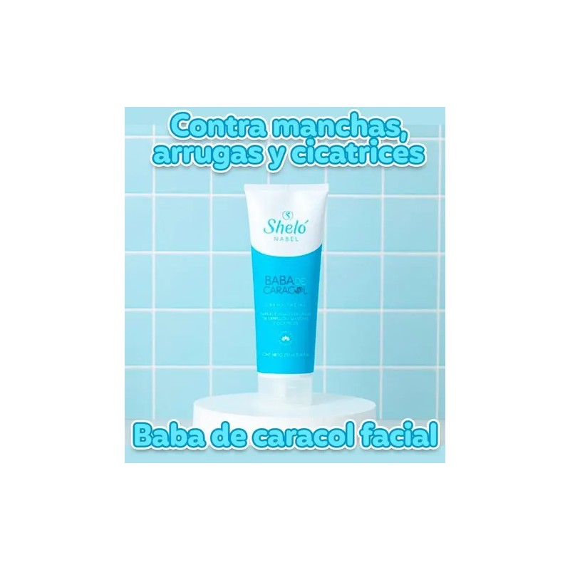 Sheló Nabel Crema Facial Baba De Caracol Antimanchas Hipoale