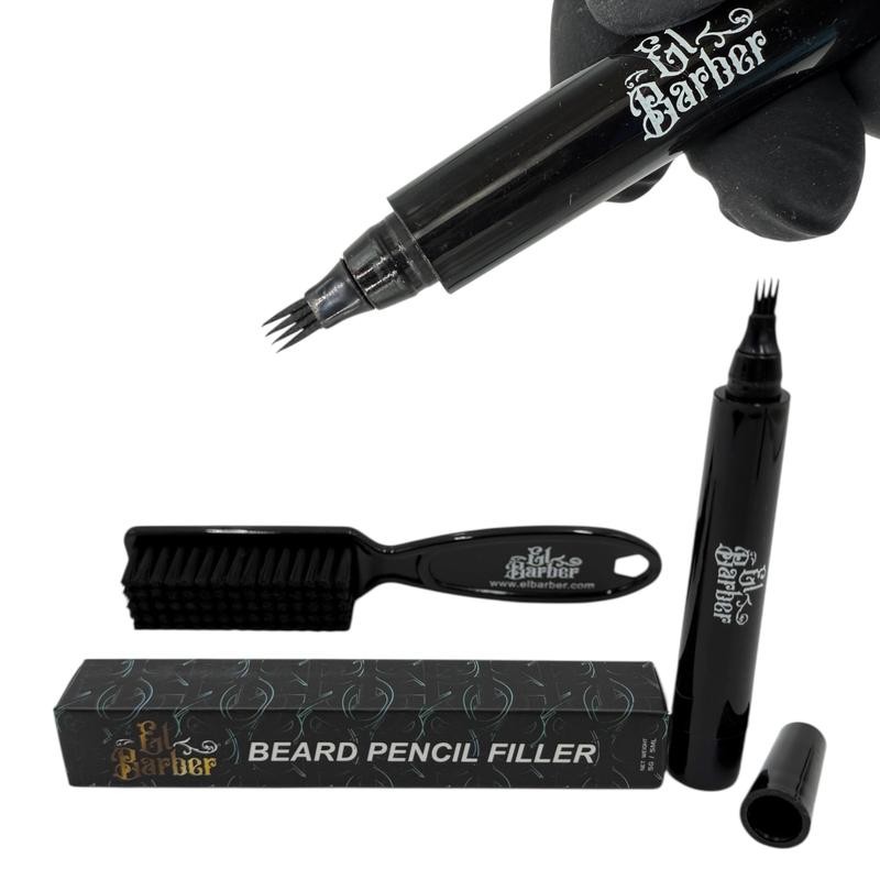 El Barber Beard & Eyebrow Pencil Filler Makeup Blend:_Light Brown