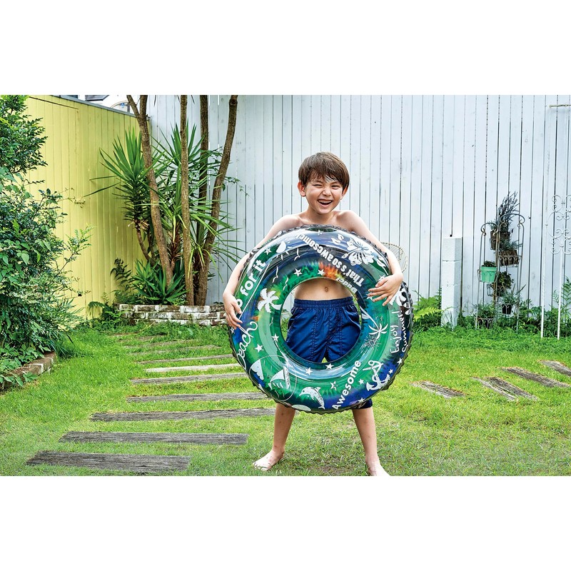 Igarashi RLD-70F 27.6 inches (70 cm) Float Ring, Tie-Dye Beach