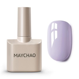 MAYCHAO 15ML Gel Nail Polish 1Pc Lilac Purple Gel Polish Soak Off UV LED Nail Polish Nail Art Starter Manicure Salon DIY at Home, 0.5 OZ
