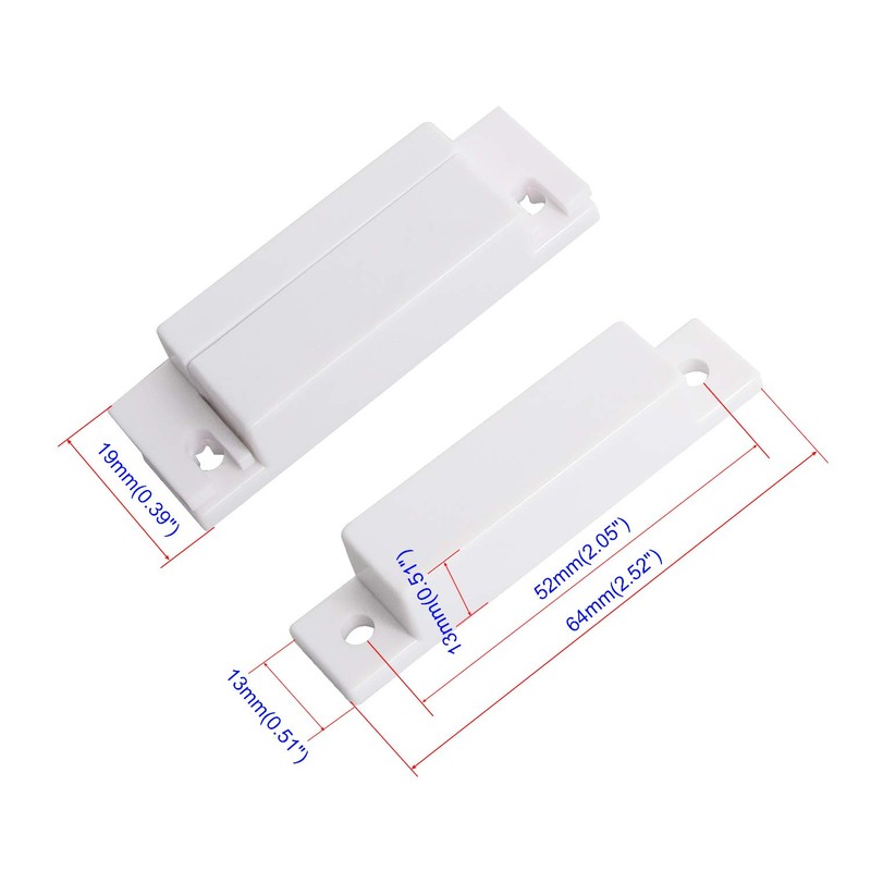 Aoje-Link 4pcs RC-31 Surface Mount Wired NO Normally Open Door