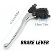 CADUFUELLY 7/8 Inch Left Handlebar Clutch Brake Lever with Clutch