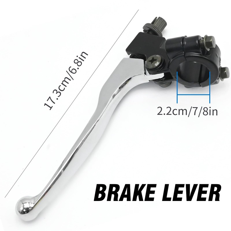 CADUFUELLY 7/8 Inch Left Handlebar Clutch Brake Lever with Clutch