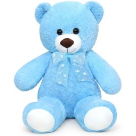 Hot Selling 16-Inch Unisex Teddy Bear Soft Pp Cotton Stuffed Animal Plush Teddy Bear for Girls KidsColor: Blue, size: 15.7in/40cm