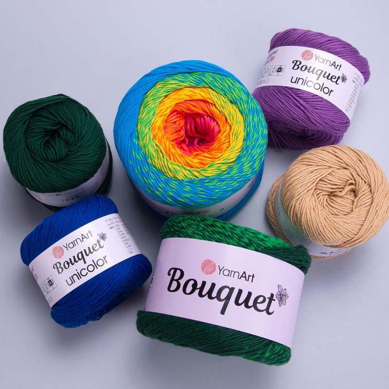 Yarn Art Bouquet Pure Cotton Yarn - 546 yds 8.80