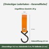 CALLYSONIC Leather S-Hooks 4 Pieces, S Hooks Large, S Hooks