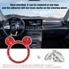 Augeny Bling Car Engine Start Button Cover, Rhinestone Key Ignition