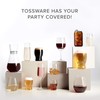 TOSSWARE POP 18oz Pint SET OF 12, Premium Quality, Recyclable,