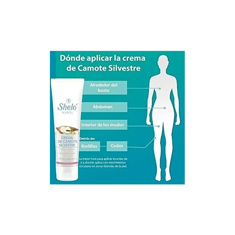 Kit Camote Silvestre Bebida En Polvo + Crema Sheló Nabel