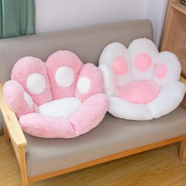 Buithafu Seat Cushion Cat Paw Cozy Paw Shaped Chair Cushion Cute Chair Cushion for Office Desk, Gamming Chair, Wheelchair, Car Seat, Sciatica, Tailbone Pain