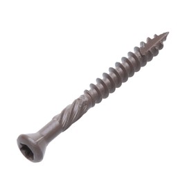 5mm Wood Screws Self-Tapping Torx Brown with High Anti Corrosion Protection C4 Multi Purpose Use the Pozi Flat Head (Box of 200pcs) Size: 5mm x 50mm