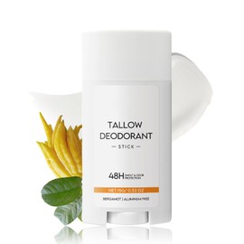 Tallow Deodorant for Women - Deodorant Women - deodorant Stick with Grass-Fed Beef Tallow - 48-Hour Odor Control - Invisible Cream Stick for Underarms and Private Parts - Summer Essentials for women
