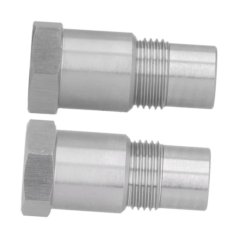 2Pcs Oxygen Sensor Adapter Welding Plug Engine Auxiliary with Filter