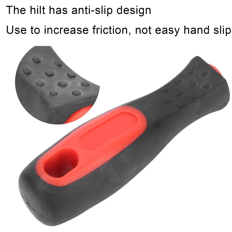 Steel Rasp Handle, High Density Plastic File Handle with Simple