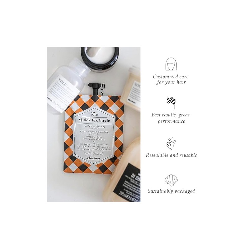 Davines The Quick Fix Circle | Mascarilla capilar hidratante |