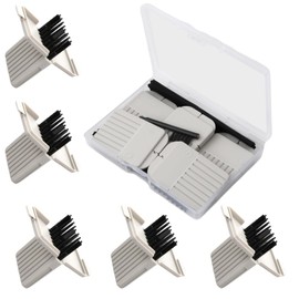 Hearing Aid Filter, Set of 5 (40 Pieces) Cerumen Filter, Replacement Filter, Cleaning Brush and Cleaning Cloth - For Widex, Phonak, Resound etc