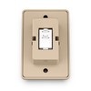 Leisure LED Modern Single SPST On-Off Switch with Bezel, 12-Volt,