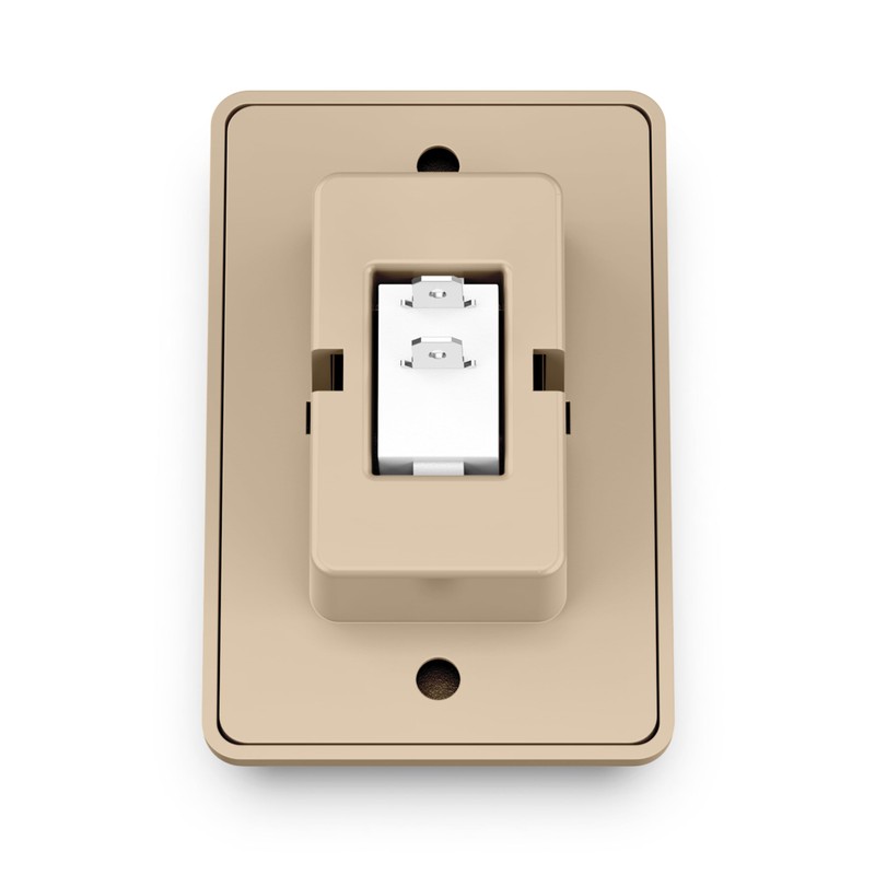 Leisure LED Modern Single SPST On-Off Switch with Bezel, 12-Volt,