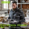 SLICK KIT Work Gloves MicroFoam Nitrile Coated, for Men and