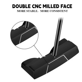 MAZEL Stand Up Golf Putter with Graphite Shaft for Men & Women,Ultra Low Center of Gravity,More Stable for Accurate Aim,34 Inch (Stand Putter)